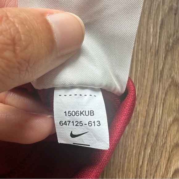 Alabama Crimson Tide Nike Jacket Mens Medium Red Dri-Fit Full Zip Long Sleeve - Picture 6 of 10